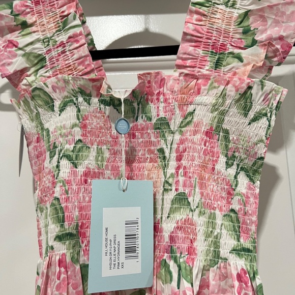 RARE NWT Hill House Pink Hydrangea Ellie Dress (XXS) 🩷💚🤍 - Picture 6 of 6